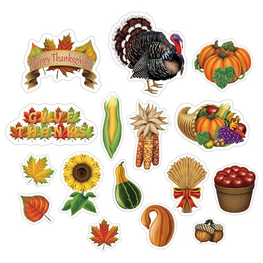 Beistle Thanksgiving Cutouts Set